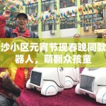 长沙小区元宵节现春晚同款机器人，萌翻众孩童