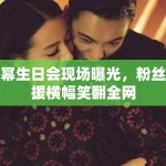 杨幂生日会现场曝光，粉丝应援横幅笑翻全网