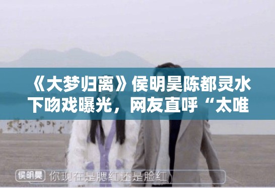 《大梦归离》侯明昊陈都灵水下吻戏曝光，网友直呼“太唯美”